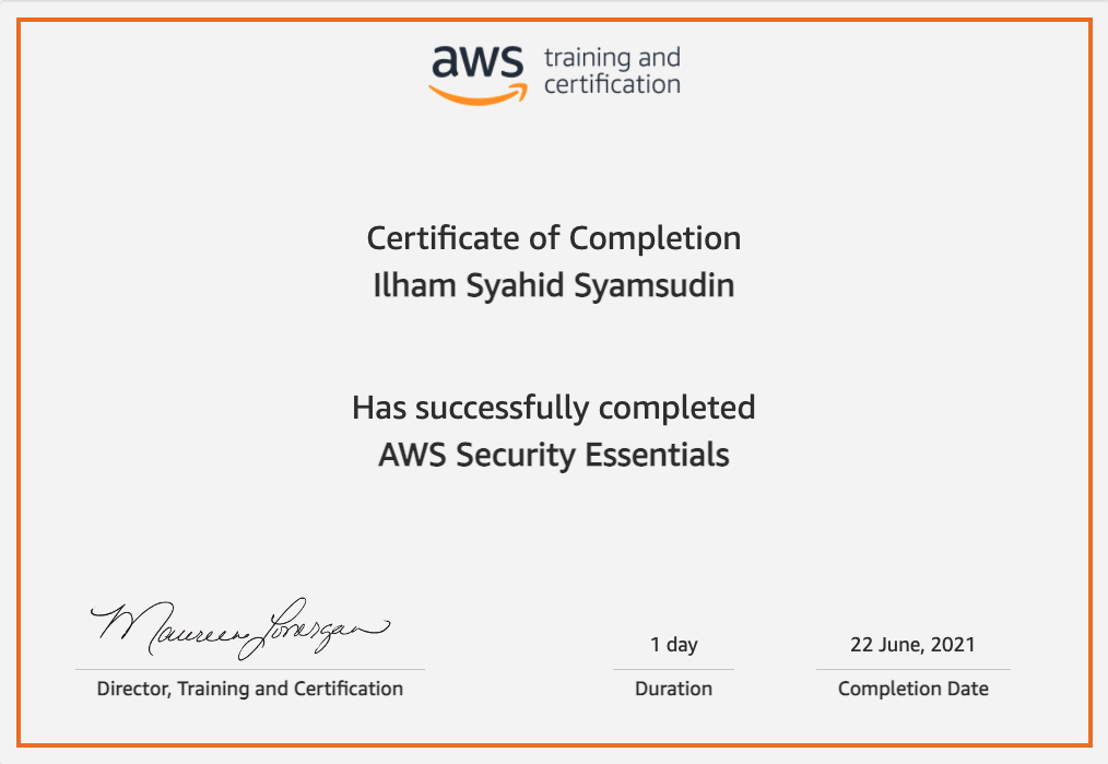 AWS Training - AWS Security Essentials