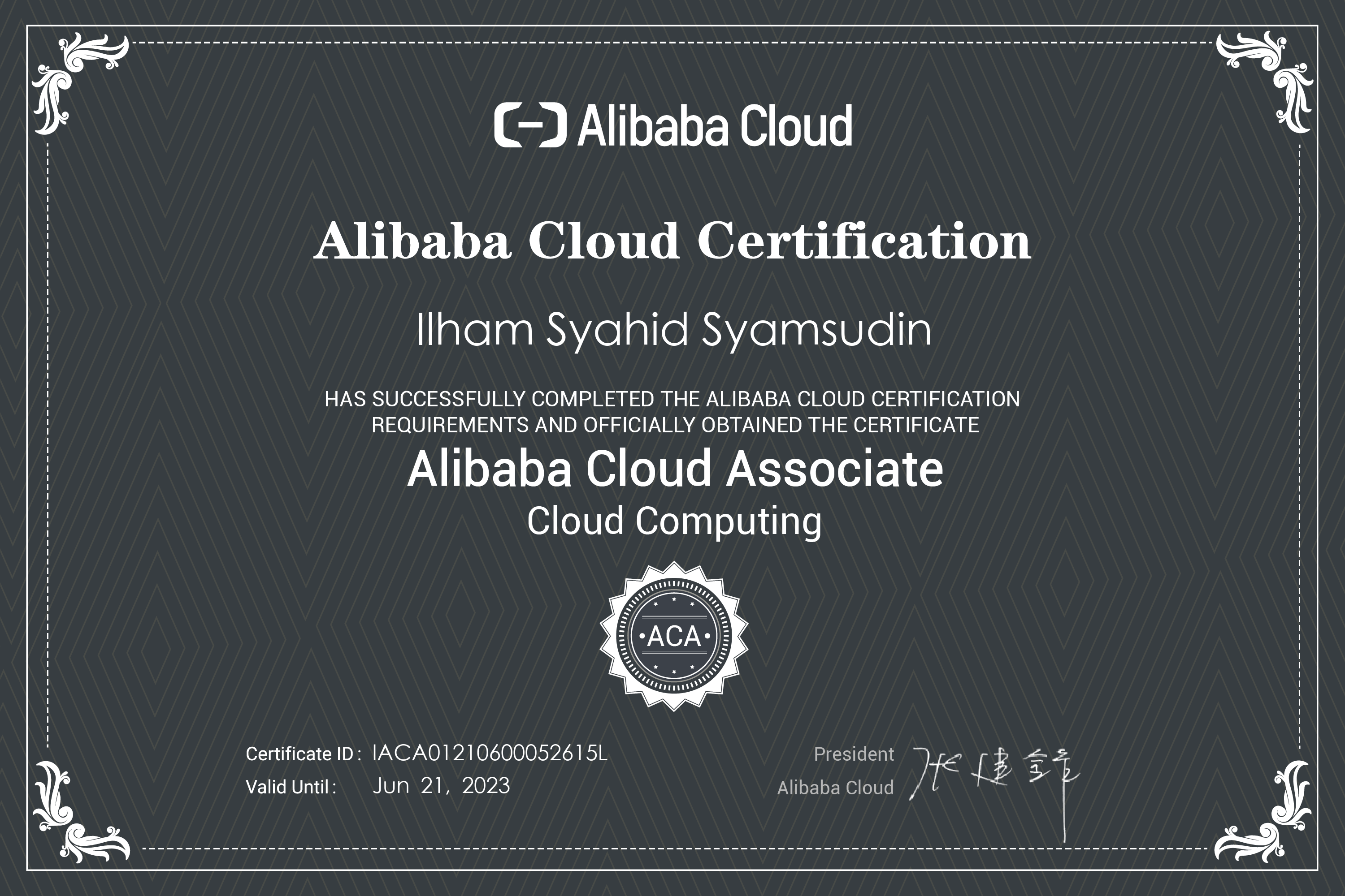 Alibaba - Cloud Associate Cloud Computing