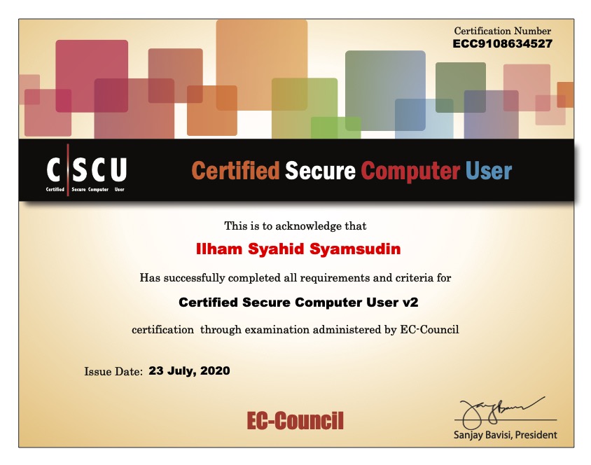 EC-Council - Computer User Certified
